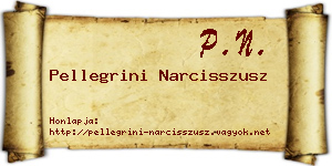 Pellegrini Narcisszusz névjegykártya